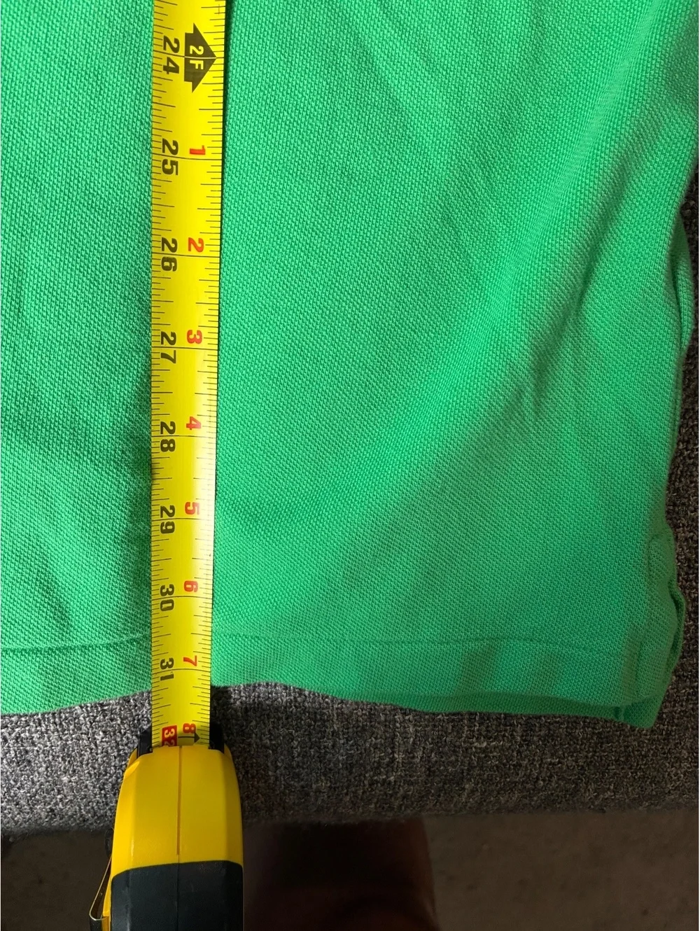 Polo Ralph Lauren XLT Collared Shirt Green Yellow Pony New Edition Great Cond